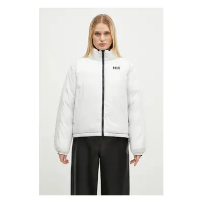 Oboustranná bunda Helly Hansen dámská, černá barva, zimní, oversize