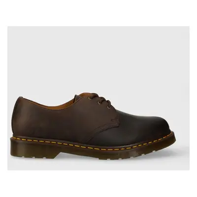 Kožené polobotky Dr. Martens 1461 pánské, hnědá barva, DM11838201