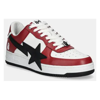 Sneakers boty A Bathing Ape BAPE STA OS #2 M2 červená barva, 1K70191309