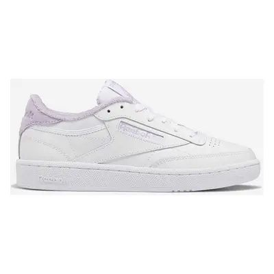 Kožené sneakers boty Reebok Club C 85 bílá barva, GV7000-white