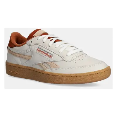 Kožené sneakers boty Reebok Club C Revenge Vintage béžová barva, 100201194