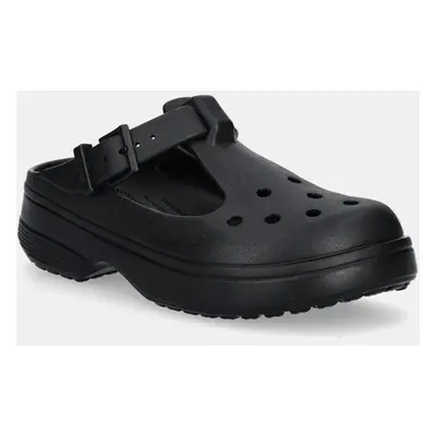 Pantofle Crocs Classic Mary Jane Clog dámské, černá barva, 210581