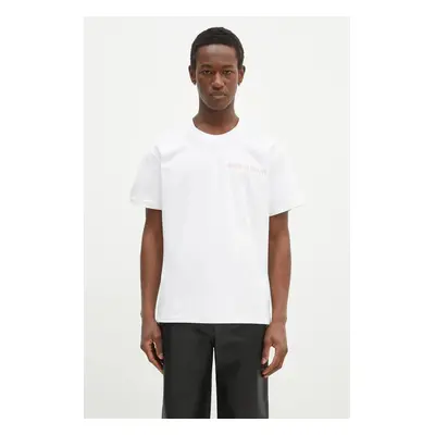 Bavlněné tričko JW Anderson Best In Show Back Print T-Shirt bílá barva, s potiskem, JT0252.PG077