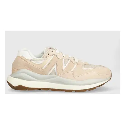 Sneakers boty New Balance W5740gvc béžová barva, W5740GVC-664