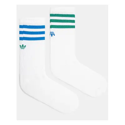 Ponožky adidas Originals Skate Collab 2-pack pánské, bílá barva, IT5269