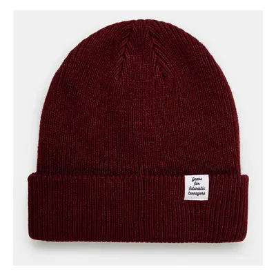 Čepice Human Made Classic Beanie vínová barva, HM28GD032