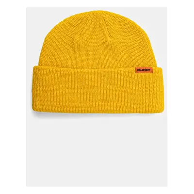 Čepice Butter Goods Tall Wharfie Beanie žlutá barva, BG243811