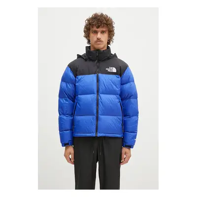 Péřová bunda The North Face 1996 Retro Nuptse pánská, modrá barva, zimní, NF0A3C8DCZ61