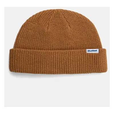 Čepice Butter Goods Wharfie Beanie hnědá barva, z tenké pleteniny, BG243810