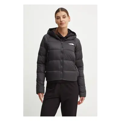 Péřová bunda The North Face Hyalite dámská, černá barva, přechodná, NF0A3Y4R4H01