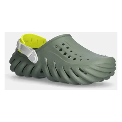 Pantofle Crocs X - (Echo) Clog pánské, zelená barva, 207937