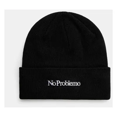 Čepice No Problemo Mini Problemo Beanie černá barva, NP90029.02