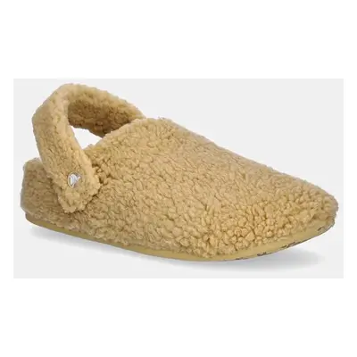 Pantofle Crocs Classic Cozzy Slipper béžová barva, 209386