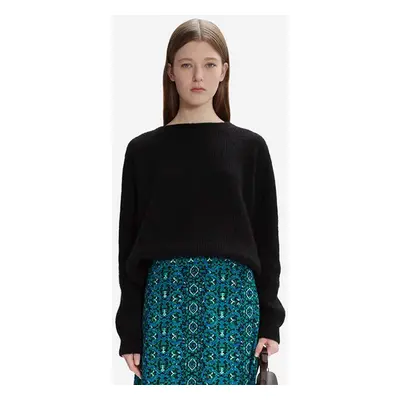 Vlněný svetr A.P.C. Pull Christy WOAOH-F23147 BLACK dámský, černá barva