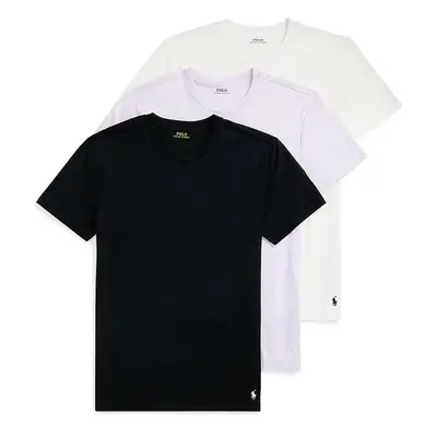 Bavlněné tričko Polo Ralph Lauren 3-pack bílá barva, 714830304