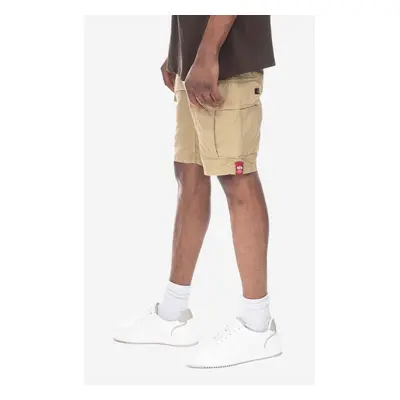 Bavlněné šortky Alpha Industries Ripstop Jogger Short béžová barva, 106250.14-beige