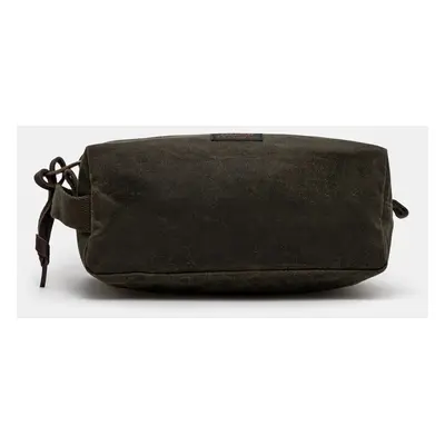 Kosmetická taška Filson Tin Cloth Travel Kit zelená barva, FMBAG0054