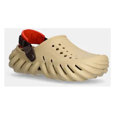 Pantofle Crocs X - (Echo) Clog béžová barva, 207937