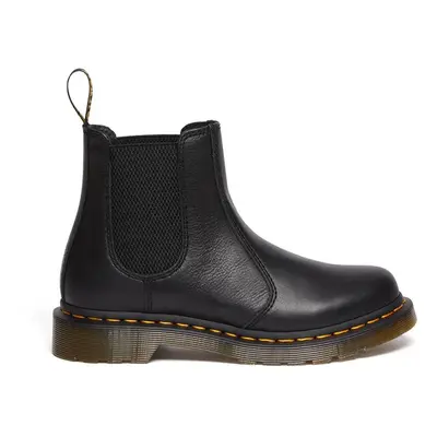 Kožené kotníkové boty Dr. Martens 2976 dámské, hnědá barva, na plochém podpatku, DM30698001