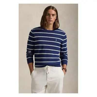 Bavlněný svetr Polo Ralph Lauren modrá barva, 710955764