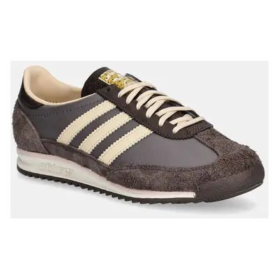 Kožené sneakers boty adidas Originals SL 72 OG hnědá barva, IF1937