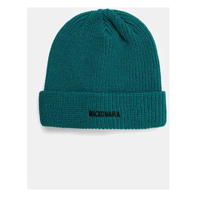 Čepice Wacko Maria Knit Watch Cap zelená barva, 24FW-WMA-CP04