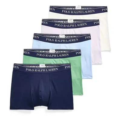 Boxerky Polo Ralph Lauren 5-pack pánské, tmavomodrá barva, 714864292