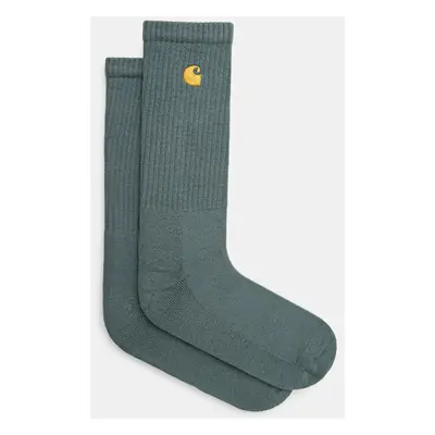 Ponožky Carhartt WIP Chase Socks zelená barva, I029421.2N0XX