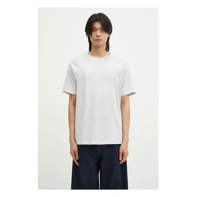 Bavlněné tričko adidas Originals Premium Essentials Tee šedá barva, s aplikací, JD3275