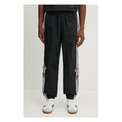 Kalhoty adidas Originals Adibreak pánské, černá barva, vzorované, JD4257