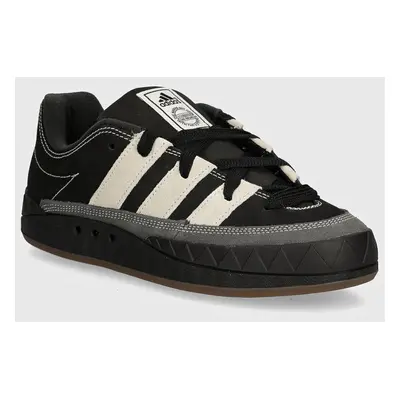 Kožené sneakers boty adidas Originals Adimatic černá barva, ID3938