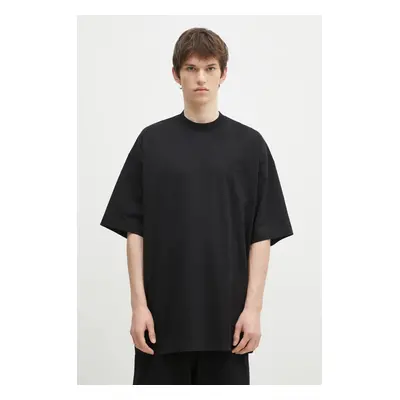 Bavlněné tričko VETEMENTS Embroidered Logo Oversized černá barva, UA66TR765B