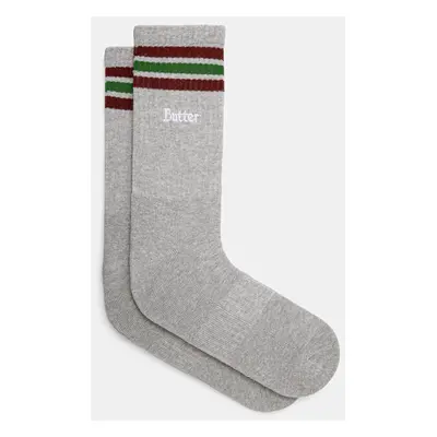 Ponožky Butter Goods Stripe Socks pánské, šedá barva, BG243912