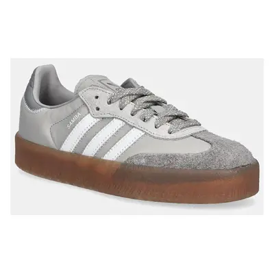 Sneakers boty adidas Originals Sambae W šedá barva, IE9108