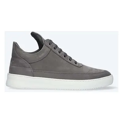 Semišové sneakers boty Filling Pieces Low Top Ripple Nubuck šedá barva, 25122842002