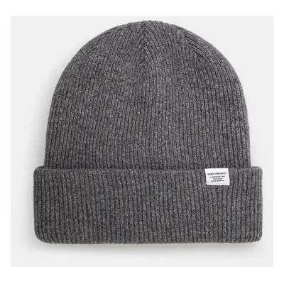 Vlněná čepice Norse Projects Czapka Norse Project Norse Beanie N95-0569 1500 šedá barva