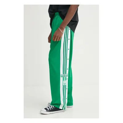 Tepláky adidas Originals Adibreak zelená barva, s aplikací, JP3762