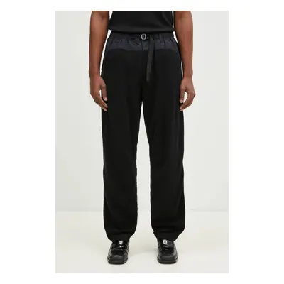 Vlněné kalhoty Undercover Pants černá barva, jednoduché, UC2D4516.1