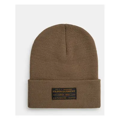 Čepice Filson Ballard Watch Cap zelená barva, z husté pleteniny, FMACC0186