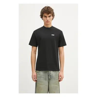 Bavlněné tričko Butter Goods Basic Tee černá barva, BG243110