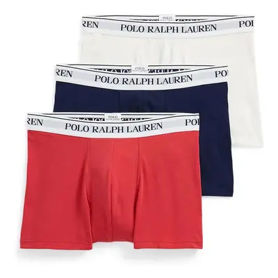 Boxerky Polo Ralph Lauren 3-pack pánské, bílá barva, 714830299