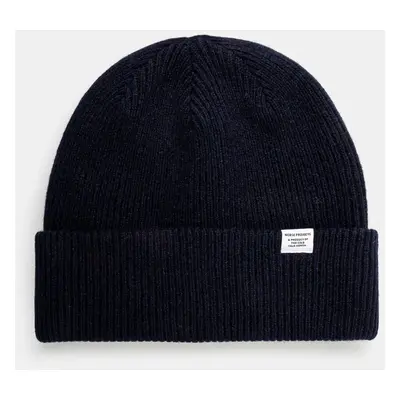 Vlněná čepice Norse Projects Czapka Norse Projects Norse Beanie N95-0569 7004 tmavomodrá barva