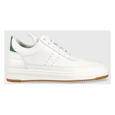 Kožené sneakers boty Filling Pieces Low Top Bianco bílá barva, 10127791926