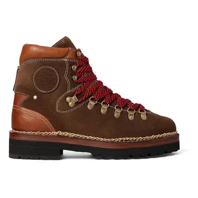 Kožené zimní boty Polo Ralph Lauren Alpine Boot pánské, hnědá barva, 812845751002