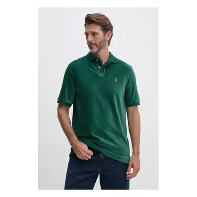 Polo tričko Polo Ralph Lauren zelená barva