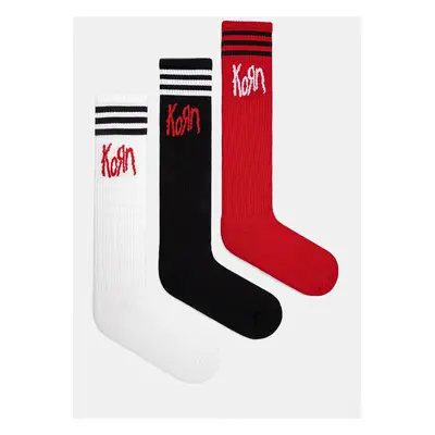 Ponožky adidas Originals Korn Socks pánské, bílá barva, JG1440