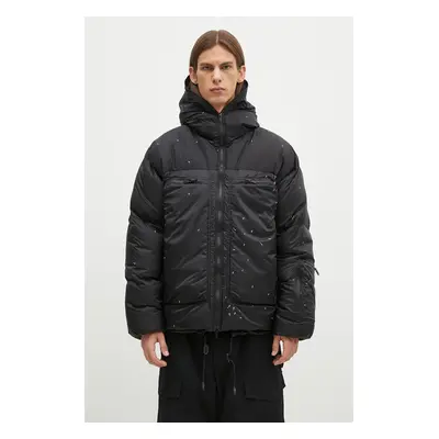 Péřová bunda Undercover Blouson pánská, černá barva, zimní, oversize, UC2D4207