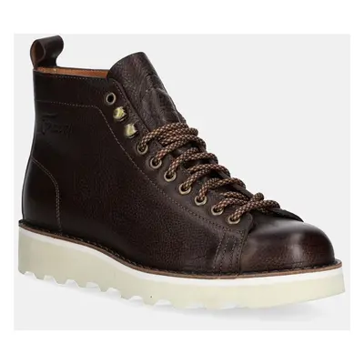 Kožené boty Fracap Monkey 750 pánské, hnědá barva, MONKEY.R200.750T.DI.MR