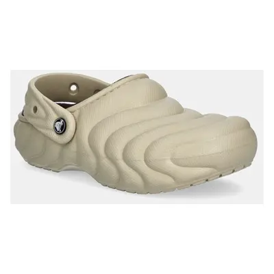 Pantofle Crocs Classic Lined Overpuff Clog žlutá barva, 210059