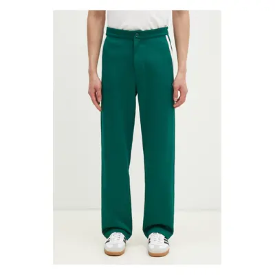 Tepláky adidas Originals Premium Track Pant zelená barva, s aplikací, JN4472